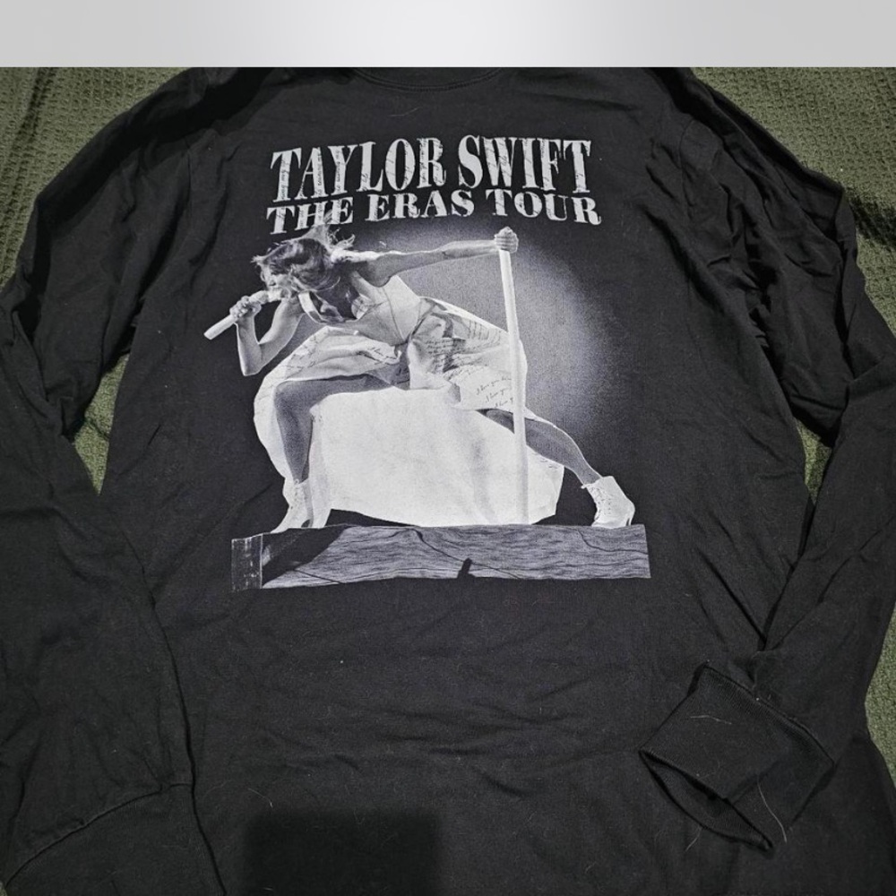 Taylor Swift Eras Tour long sleeve shirt black